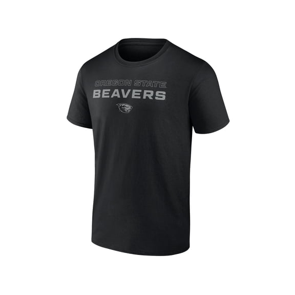NCAA Oregon State Beavers Men's Cotton Black Short Sleeve T-Shirt
