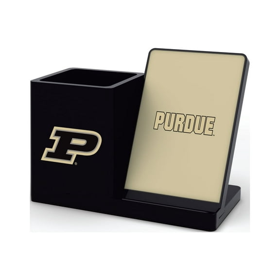 NCAA, PURDUE, WIRELESS CHARGER WITH PEN CUP, BOX