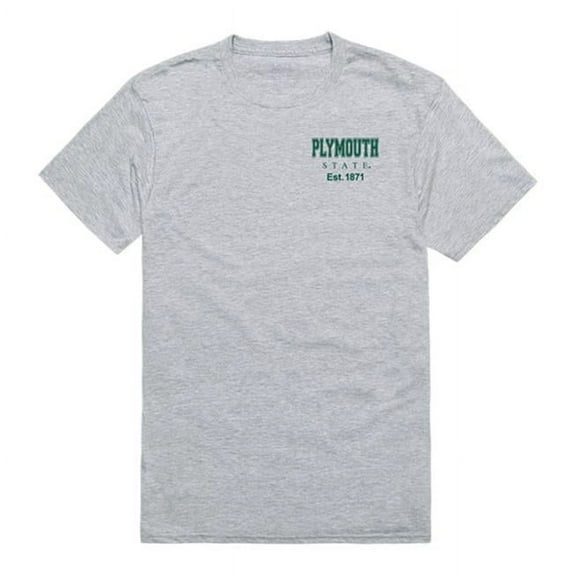 NCAA Plymouth State Panthers Practice T-Shirt, Heather Gray - Medium