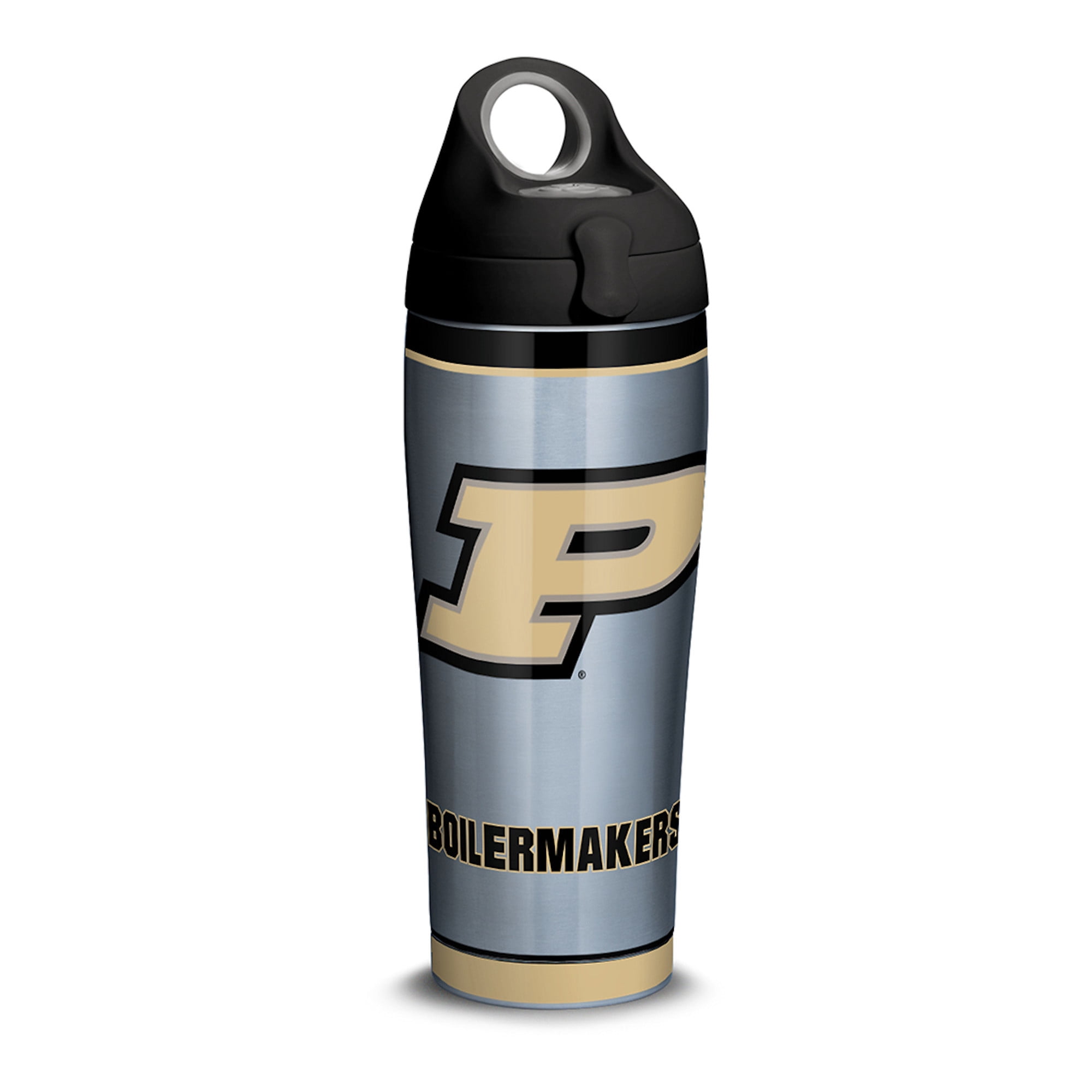 NCAA Purdue Boilermakers Tradition 24 oz Stainless Steel Water Bottle with lid