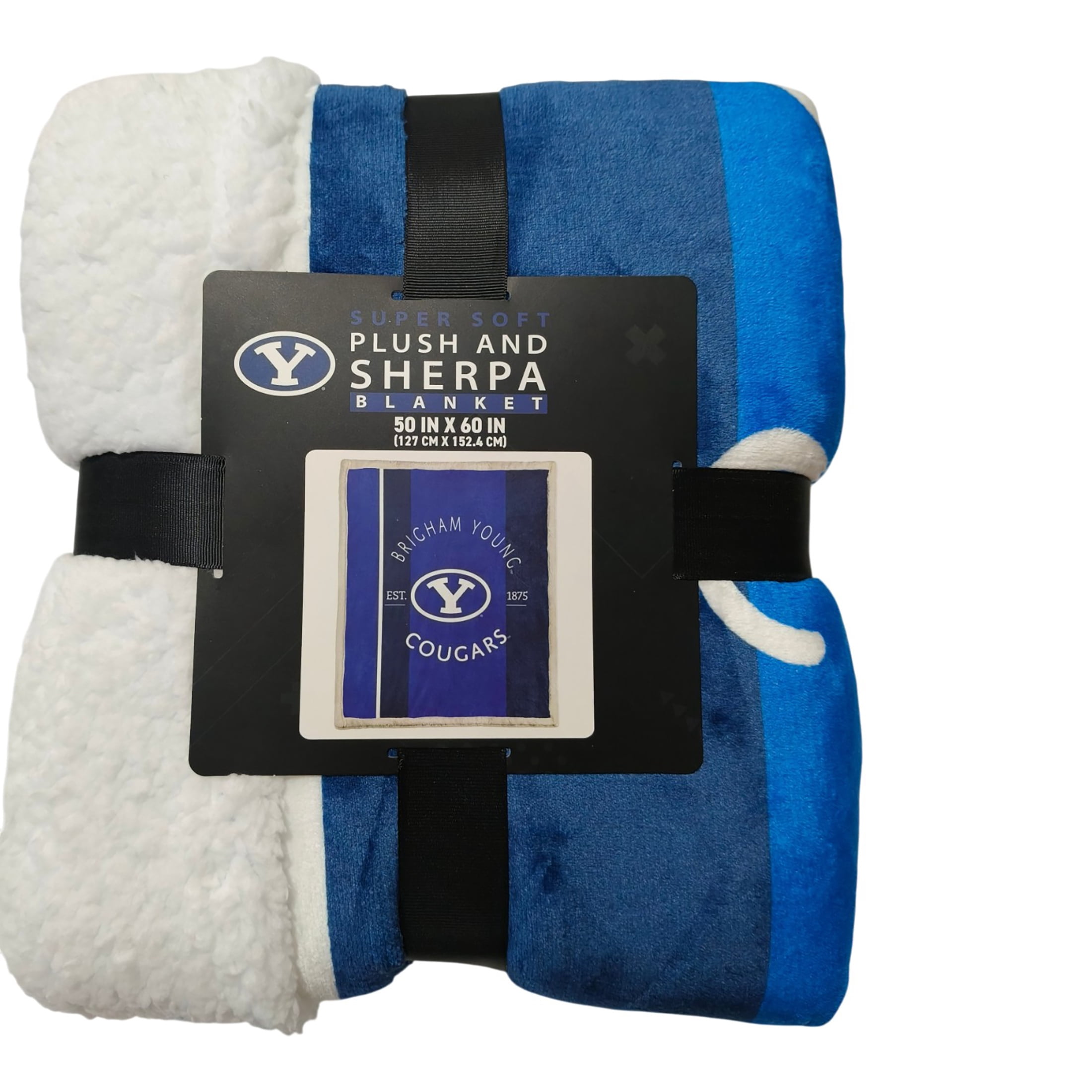 NCAA BYU Cougars Sherpa Blanket