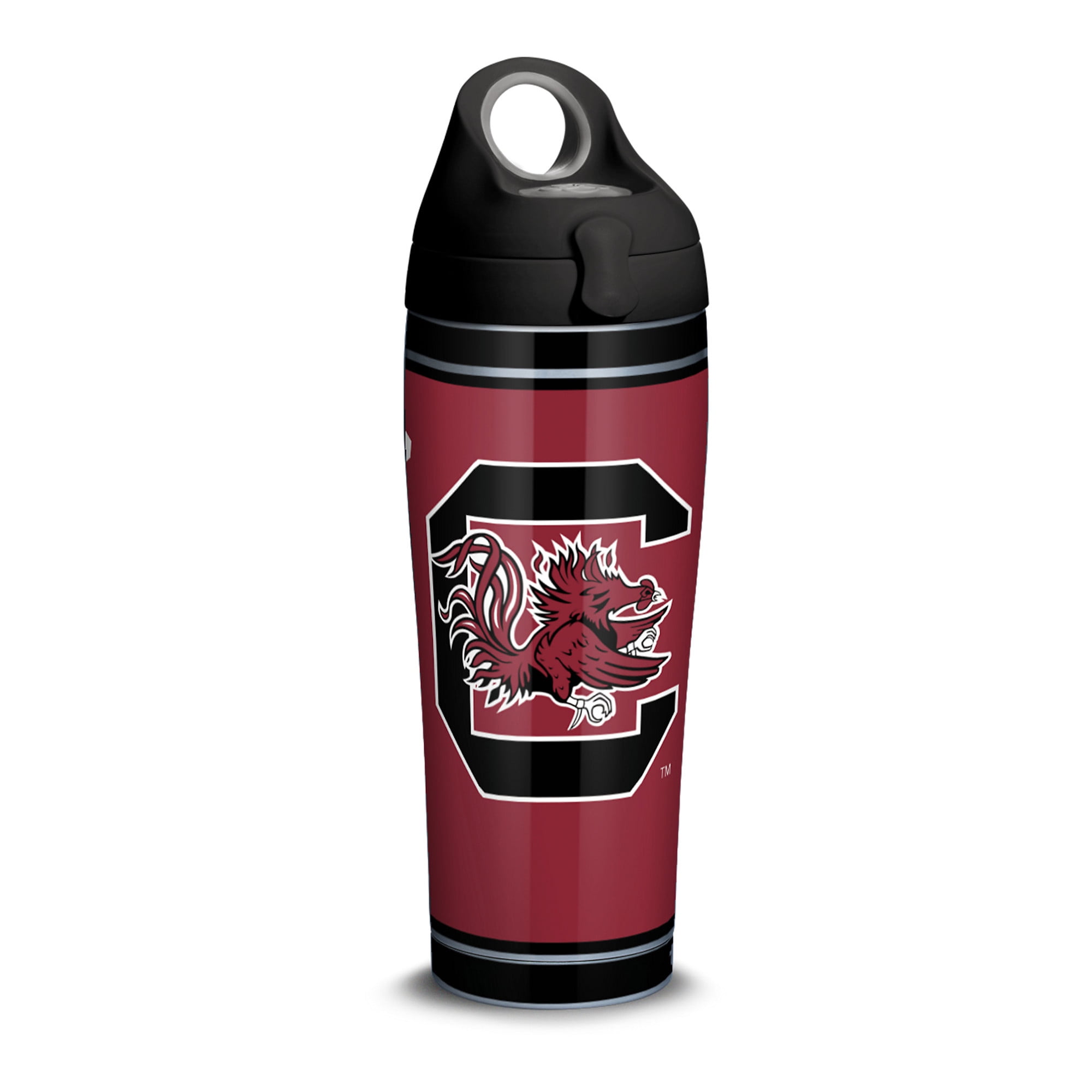 NCAA South Carolina Fighting Gamecocks Campus 24 oz Stainless Steel Water Bottle with lid