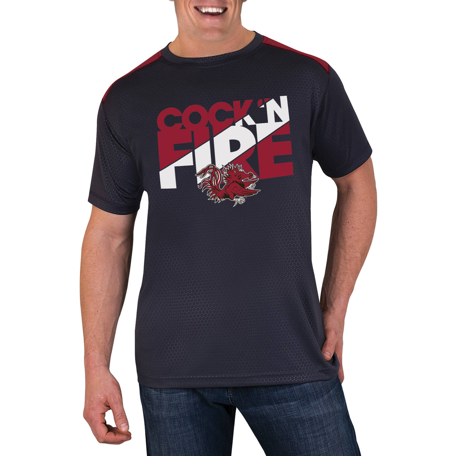 NCAA South Carolina Gamecocks Men's AthleticFit Impact TShirt