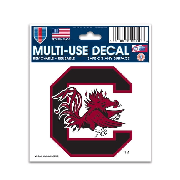 NCAA South Carolina Prime 3" x 4" Multi-Use Decal