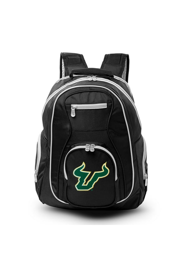 NCAA South Florida Bulls Premium Laptop Backpack with Colored Trim