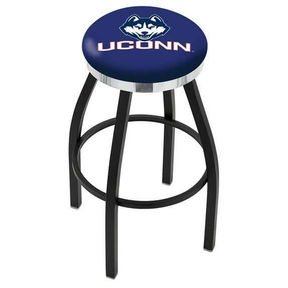NCAA Swivel Stool by Holland Bar Stool, Connecticut Huskies - 25in L8B2C