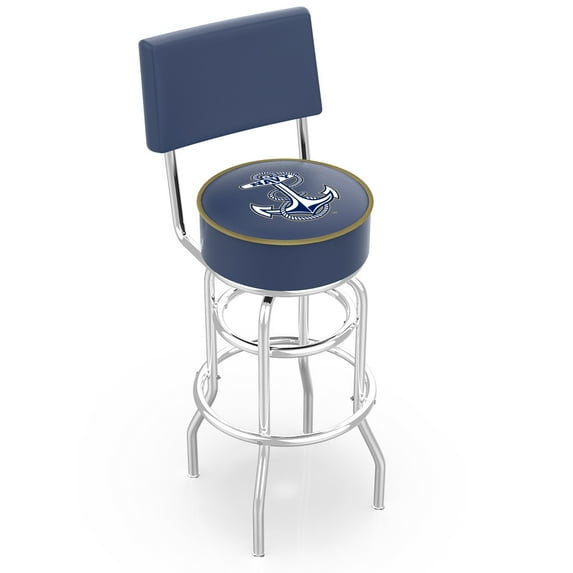 NCAA Swivel Stool by Holland Bar Stool, US Naval Academy - 25'' L7C4