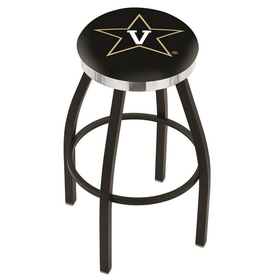 NCAA Swivel Stool by Holland Bar Stool, Vanderbilt Commodores - 25in L8B2C