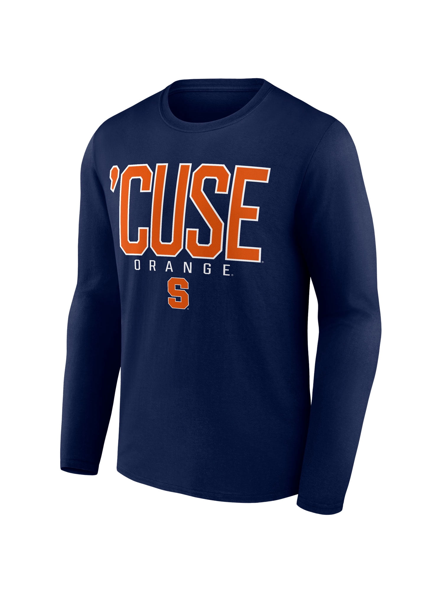 NCAA Syracuse Orange Men's Cotton Navy Long Sleeve T-Shirt