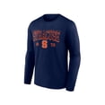 thumbnail image 1 of NCAA Syracuse Orange Men's Cotton Navy Long Sleeve T-Shirt, 1 of 4