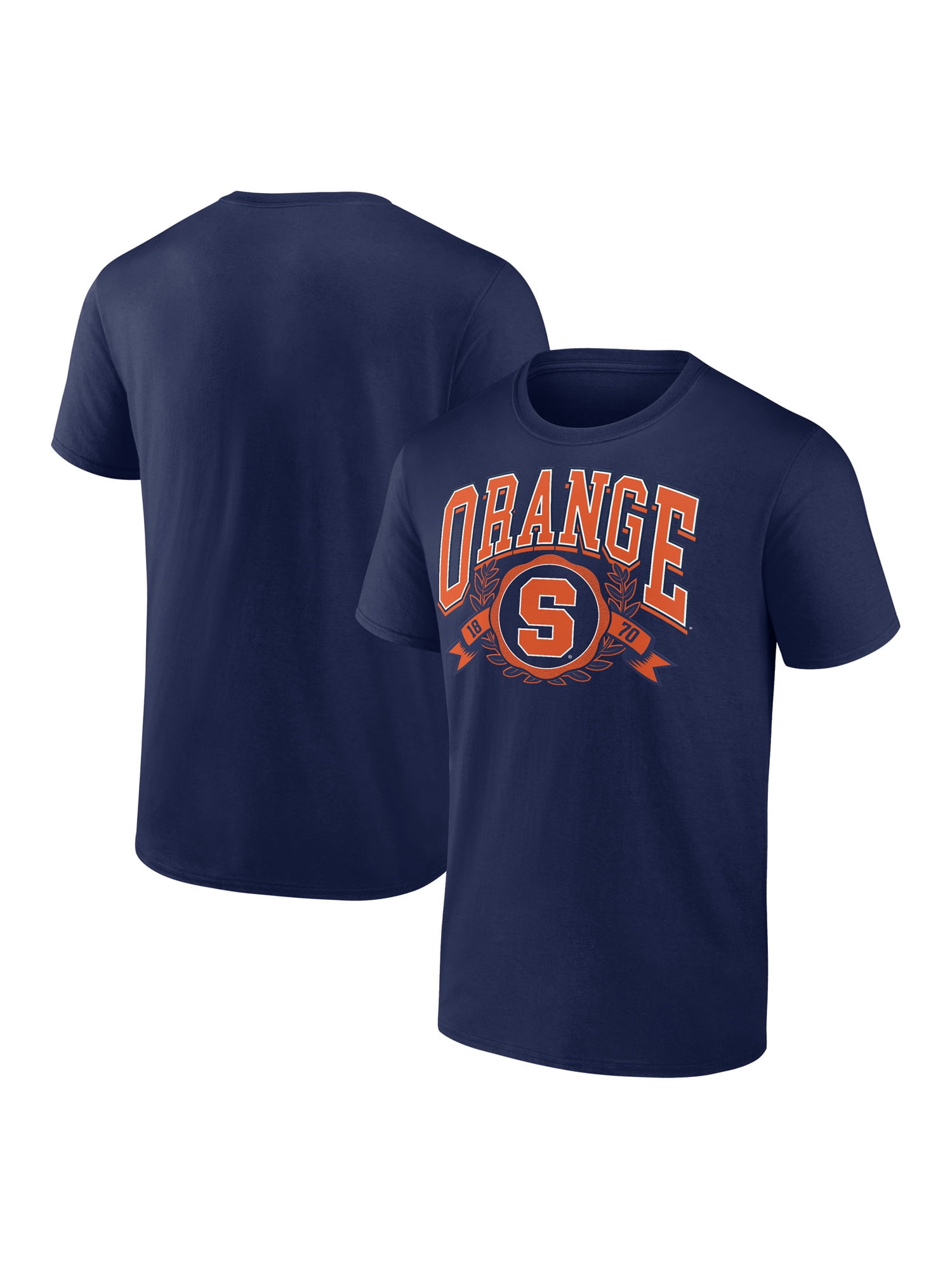 NCAA Syracuse Orange Men's Cotton Navy Short Sleeve T-Shirt