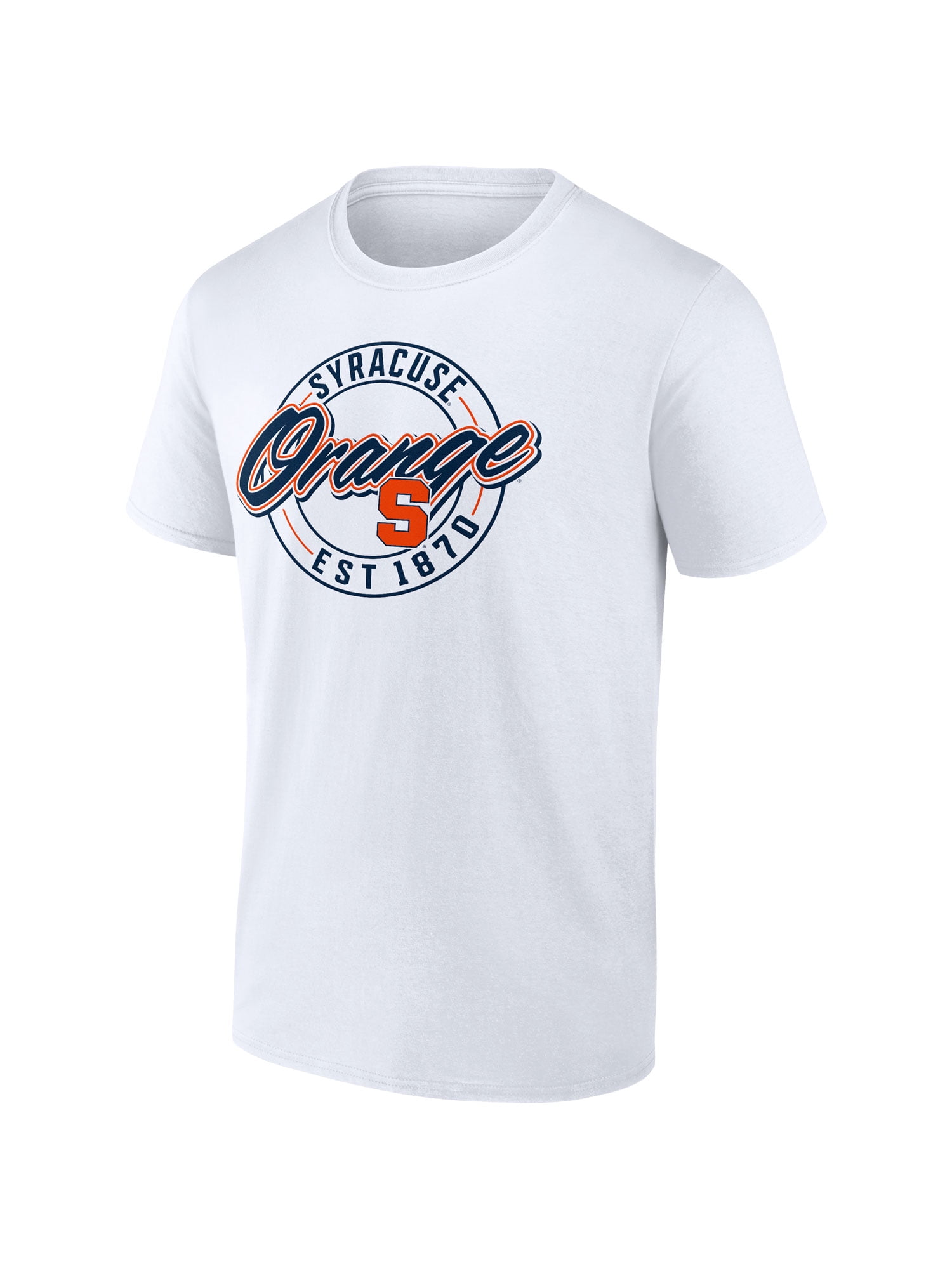 NCAA Syracuse Orange Men's Cotton White Short Sleeve T-Shirt