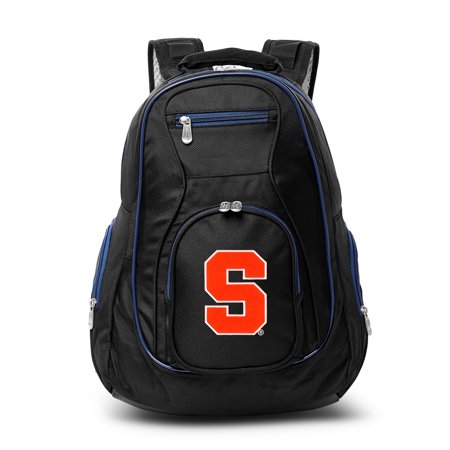 NCAA Syracuse Orange Premium Laptop Backpack with Colored Trim