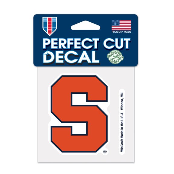 NCAA Syracuse Prime 4" x 4" Perfect Cut Decal