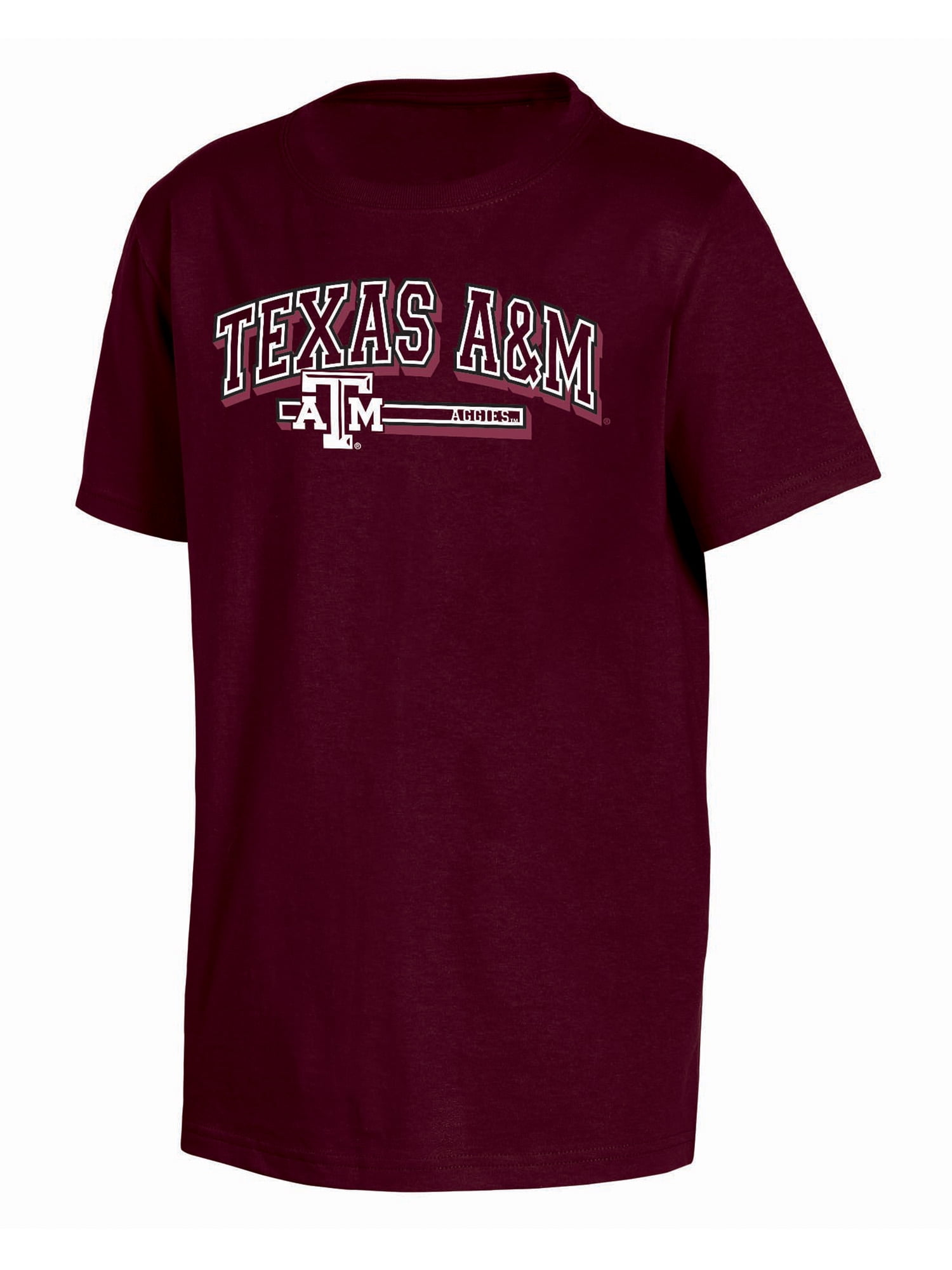NCAA Boys' Short Sleeve Cotton T-Shirt, Officially Licensed College Team Logo Tee, Comfortable Crewneck Sports Fan Apparel