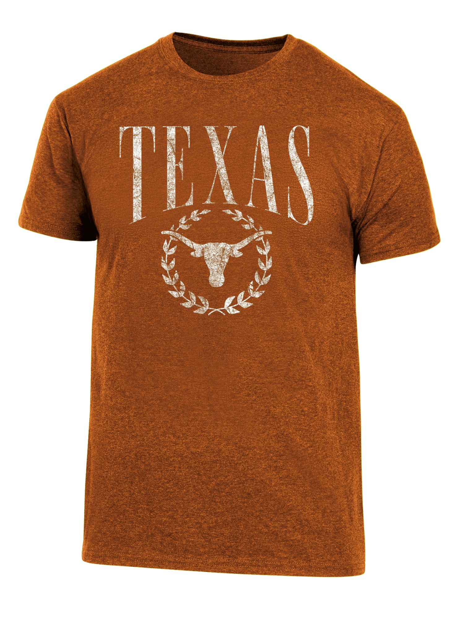 NCAA Men's Texas Longhorns Triblend Laurel Logo Tee