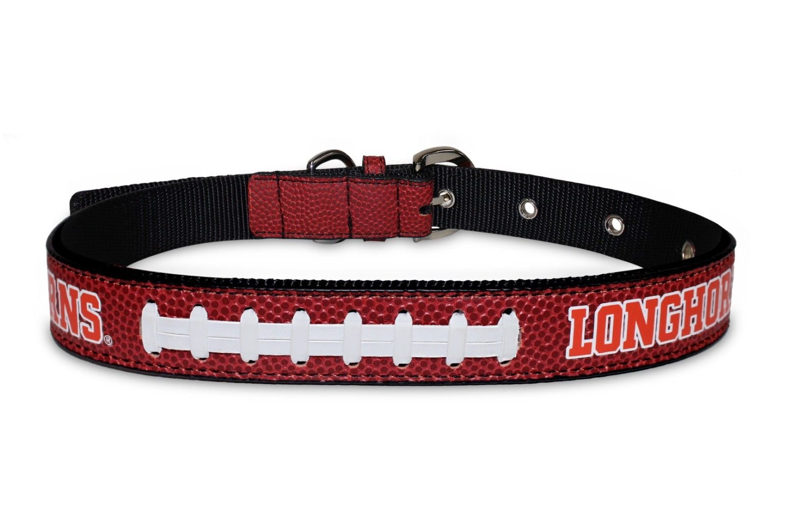 NCAA Texas Longhorns Dog Collar - Licensed Collegiate Pet Collar, Adjustable, Multiple Sizes