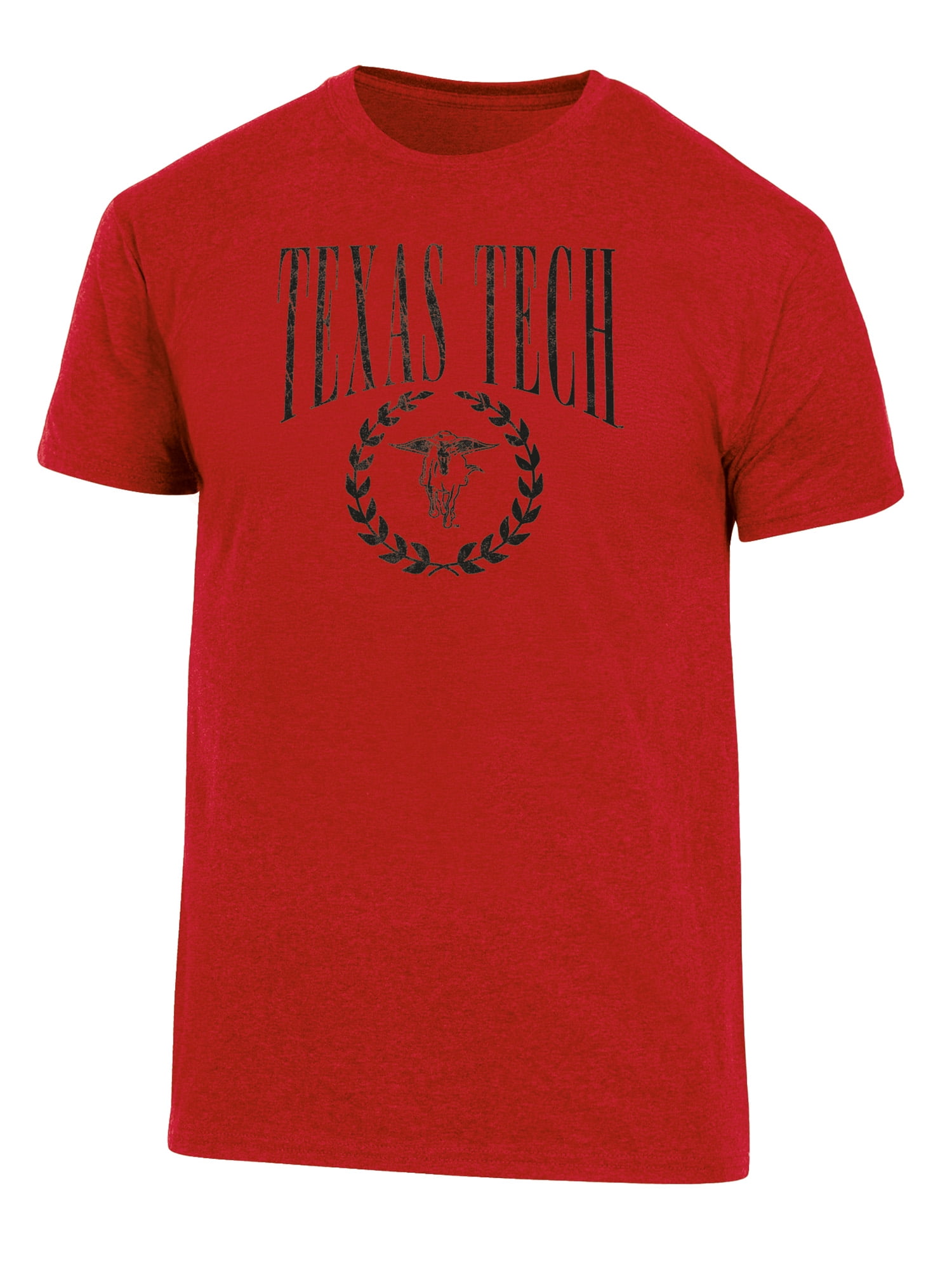 NCAA Men's Texas Tech Red Raiders Triblend Laurel Logo Tee