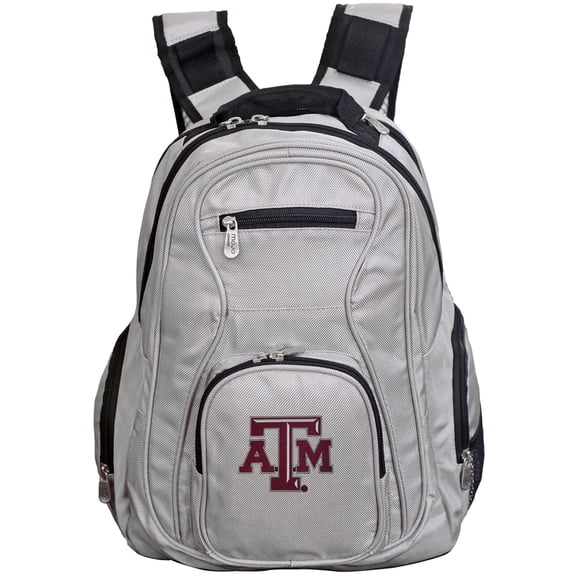 NCAA Texas A M Aggies Voyager Laptop Backpack 19 inches Grey