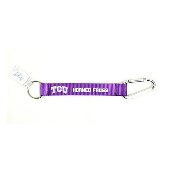 NCAA Texas Christian Frogs Carabiner Lanyard Key Chain