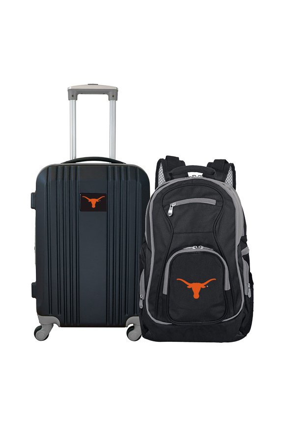 NCAA Texas Longhorns 2-Piece Luggage and Backpack Set