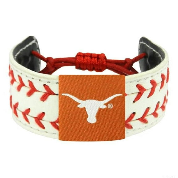 NCAA Texas Longhorns Bracelet Classic Two Seamer