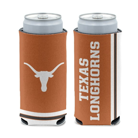 NCAA Texas Longhorns Prime 12oz Slim Can Cooler, Collapsible