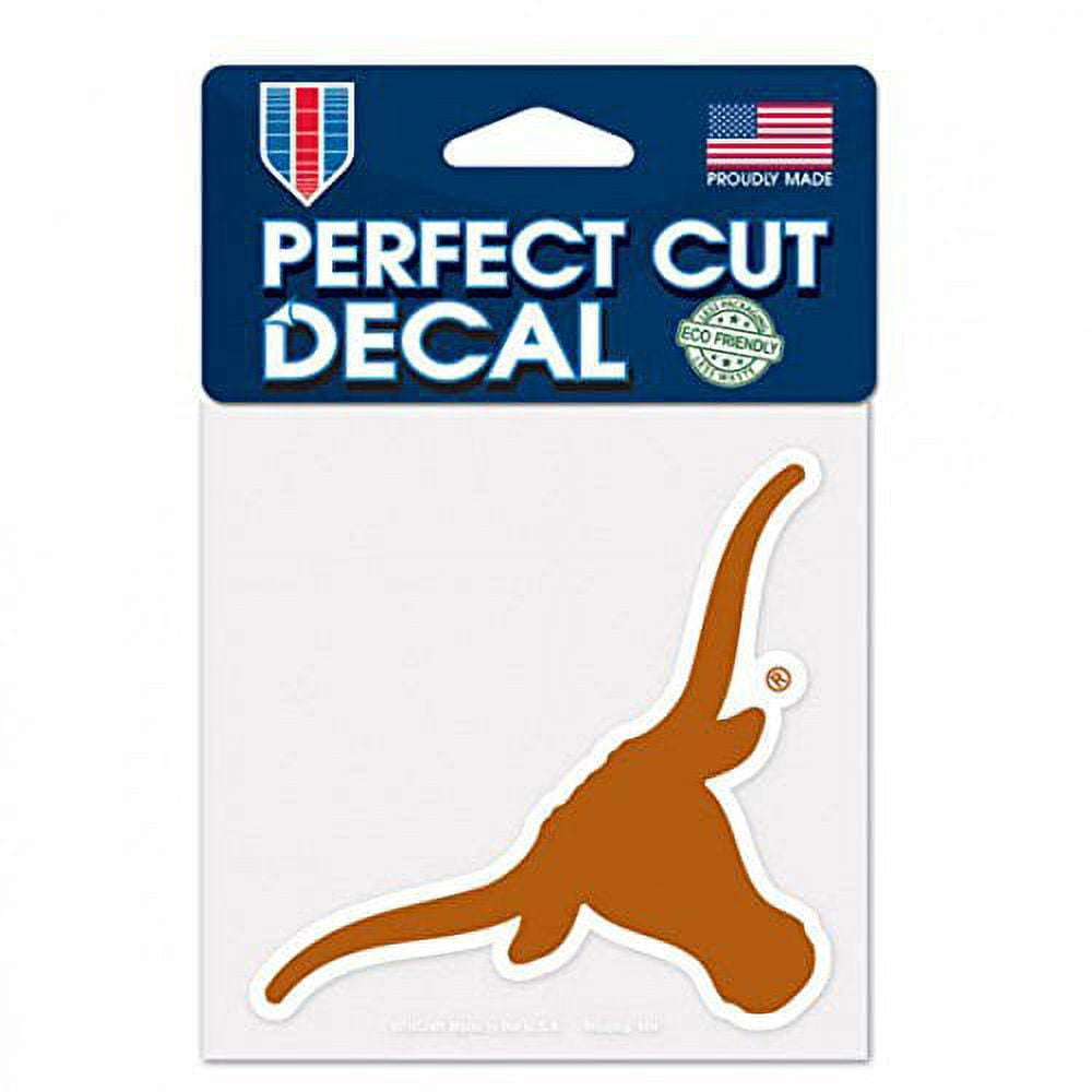 NCAA Texas Longhorns Prime 4" x 4" Perfect Cut Decal
