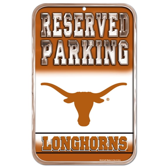NCAA Texas Longhorns Team 11" x 17" Styrene Sign