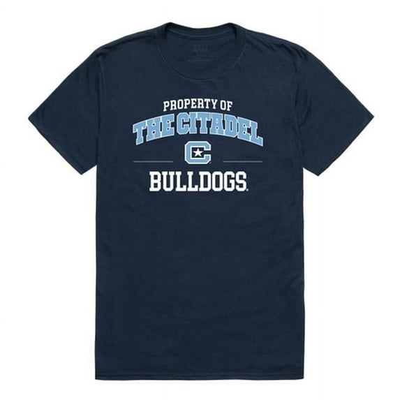 NCAA The Citadel College Property T-Shirt, Navy - Extra Large