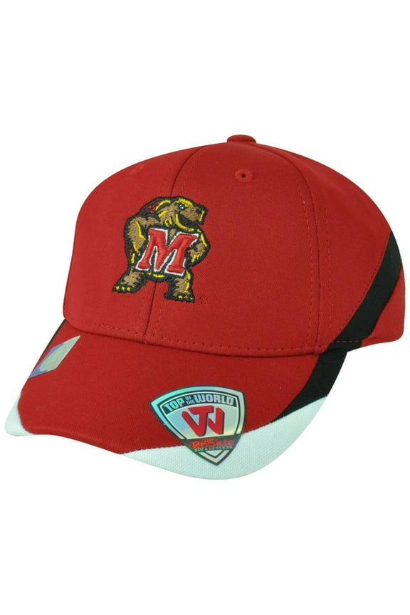 NCAA Top of the World Maryland Terrapins Back Nine Rookie Youth Flex Fit Hat Cap