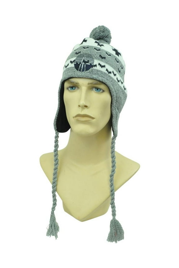 NCAA Top the World Scoolcraft College Ocelots Fleece Ear Flap Tassel Beanie Knit