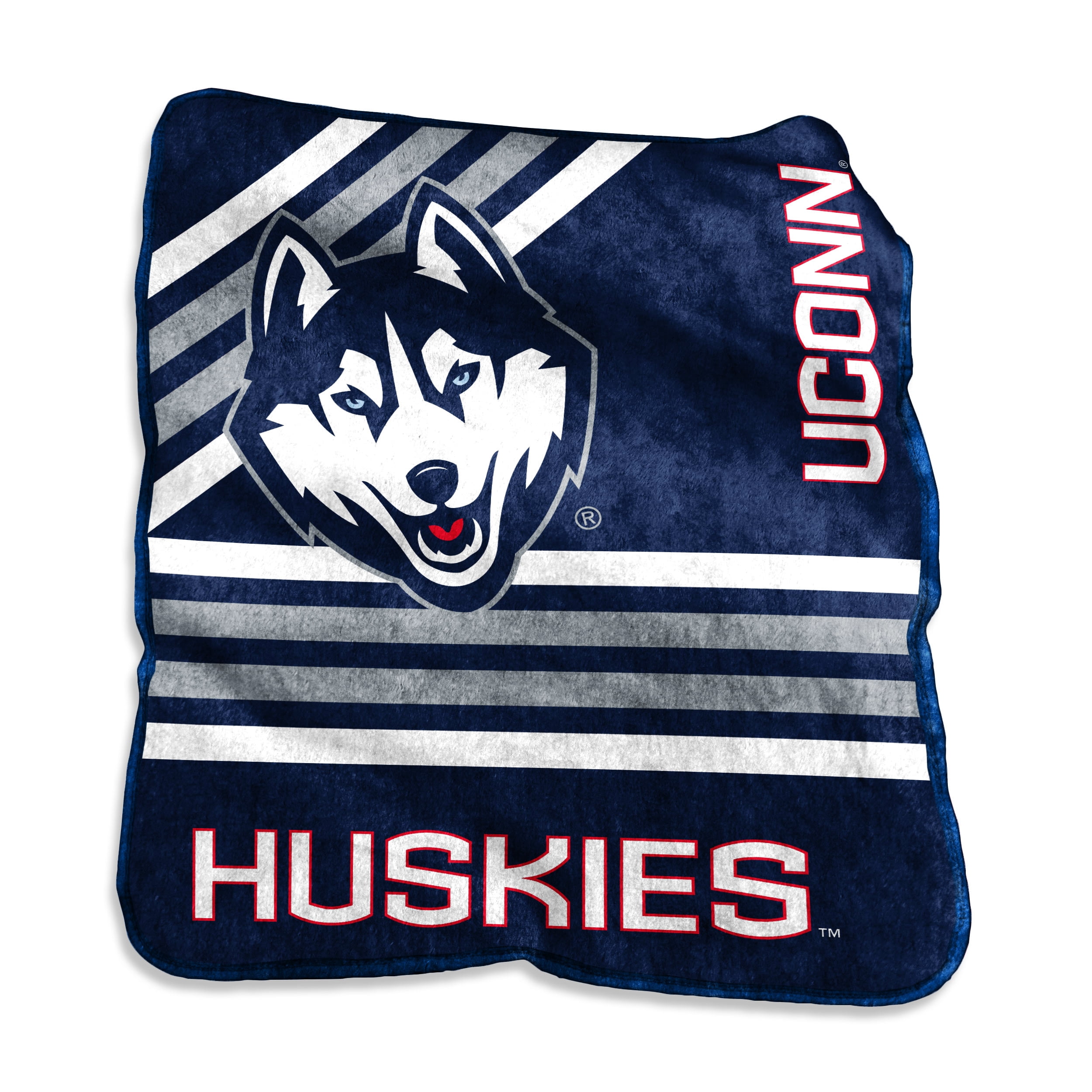 NCAA UConn Raschel Throw