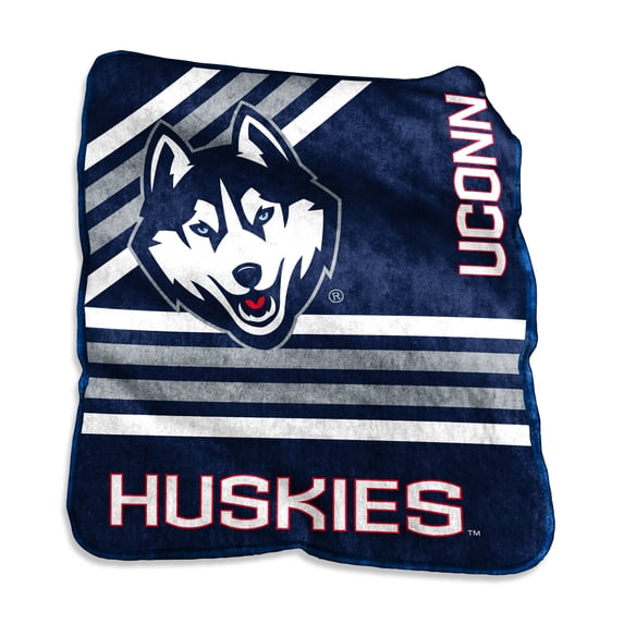 NCAA UConn Raschel Throw