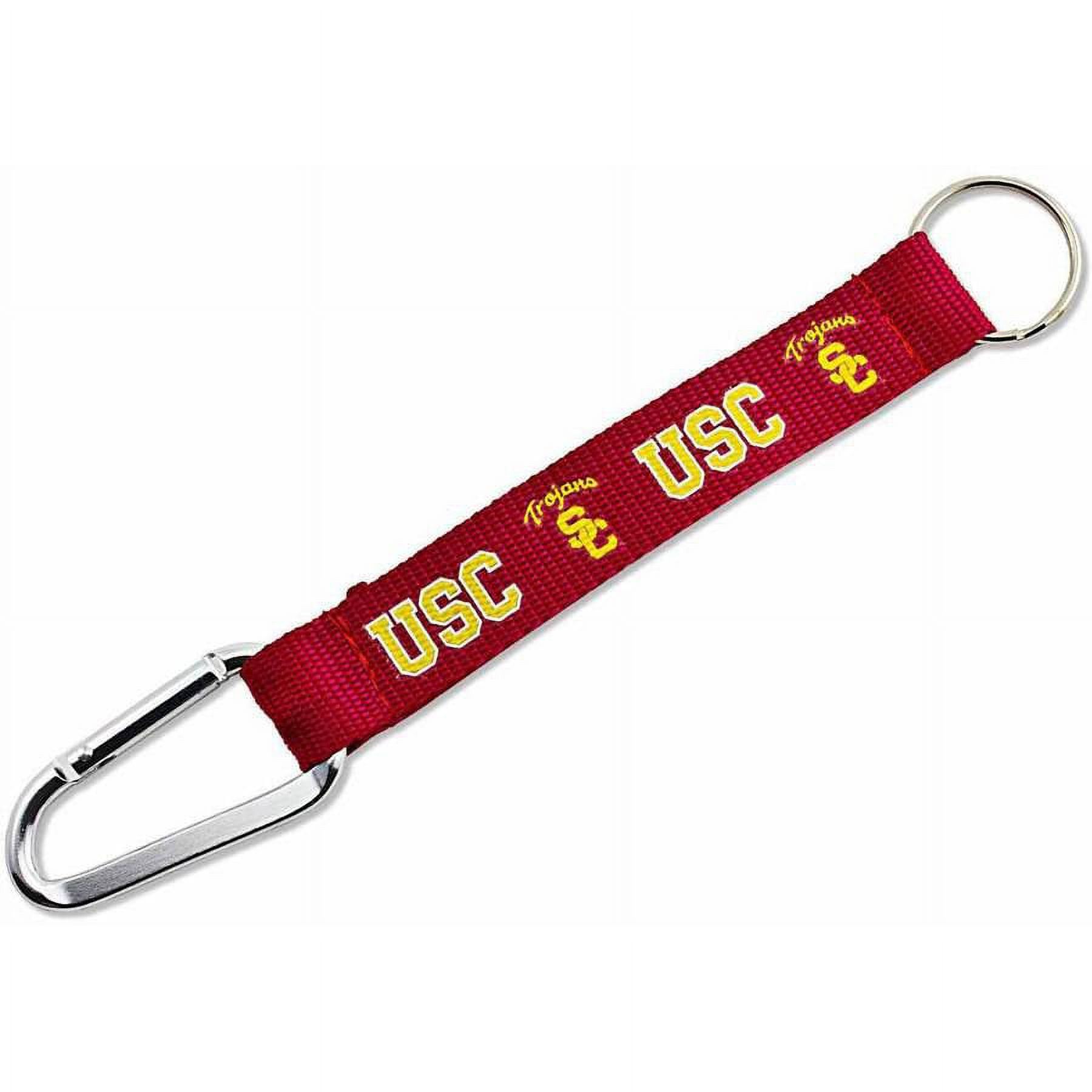 NCAA USC Lanyard Carabiner Keychain