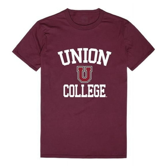 NCAA Union College Bulldogs Arch T-Shirt, Maroon - Extra Large