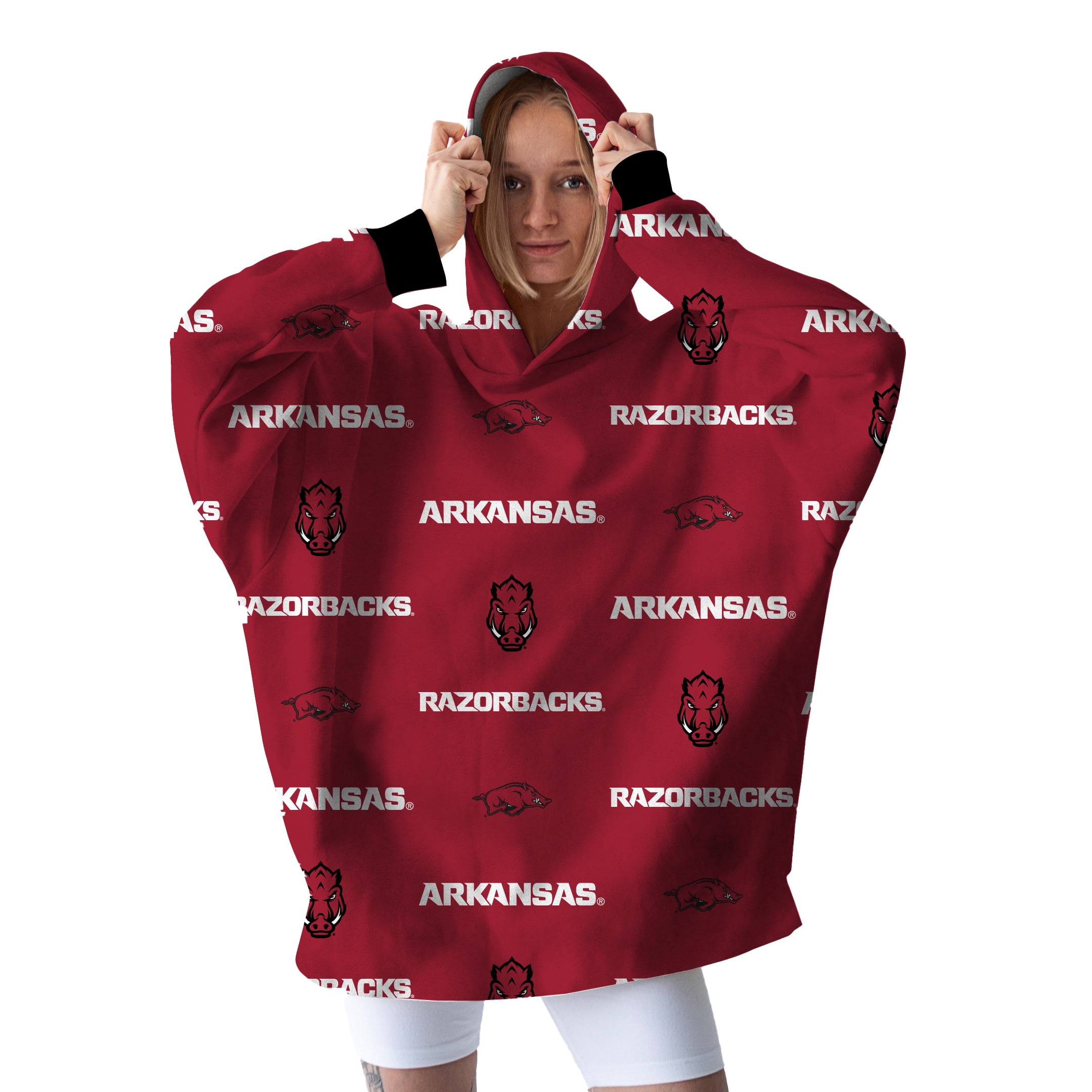 NCAA Unisex Arkansas Razorbacks FAN CAPE Game Day Fan Apparel
