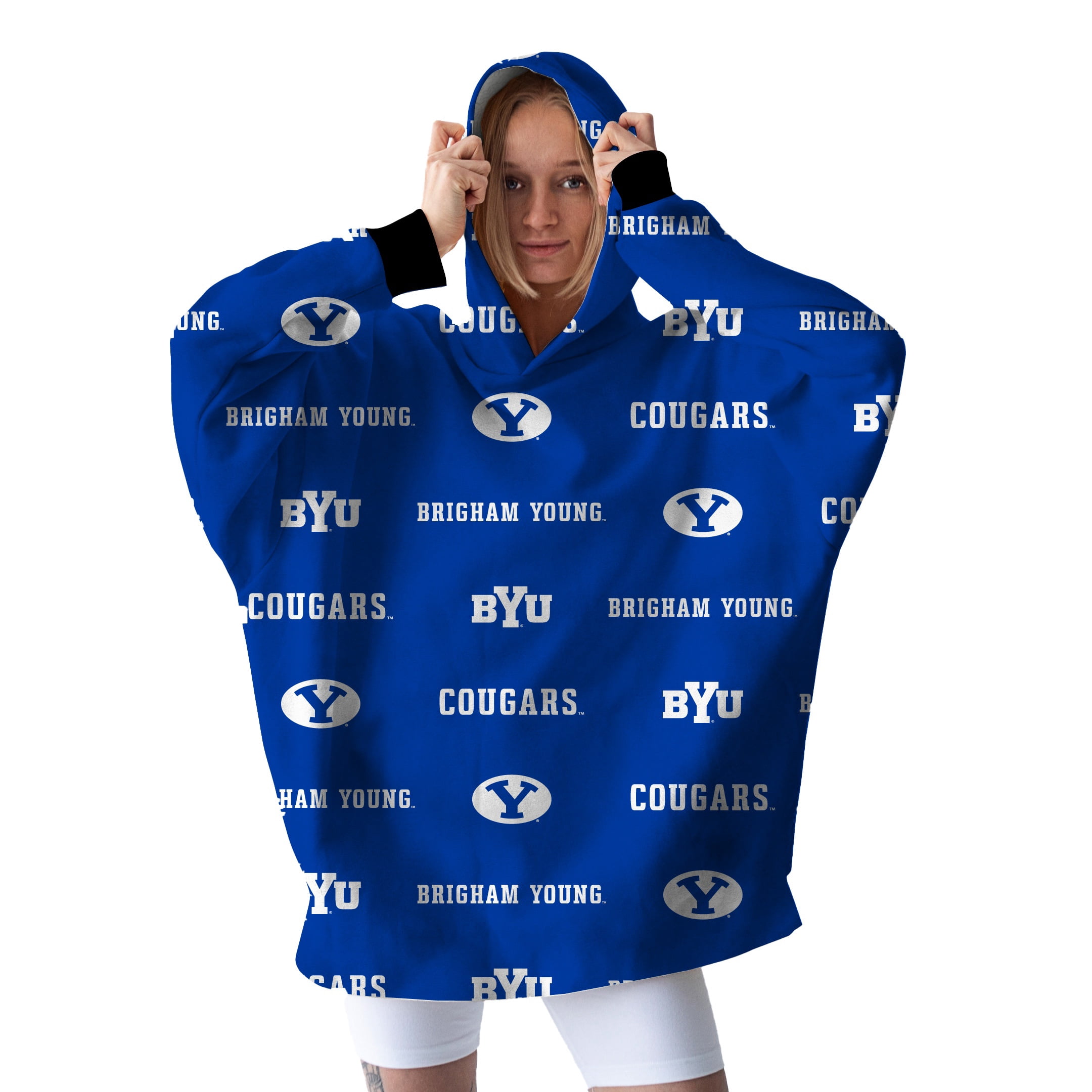 NCAA Unisex BYU Cougars FAN CAPE Game Day Fan Apparel