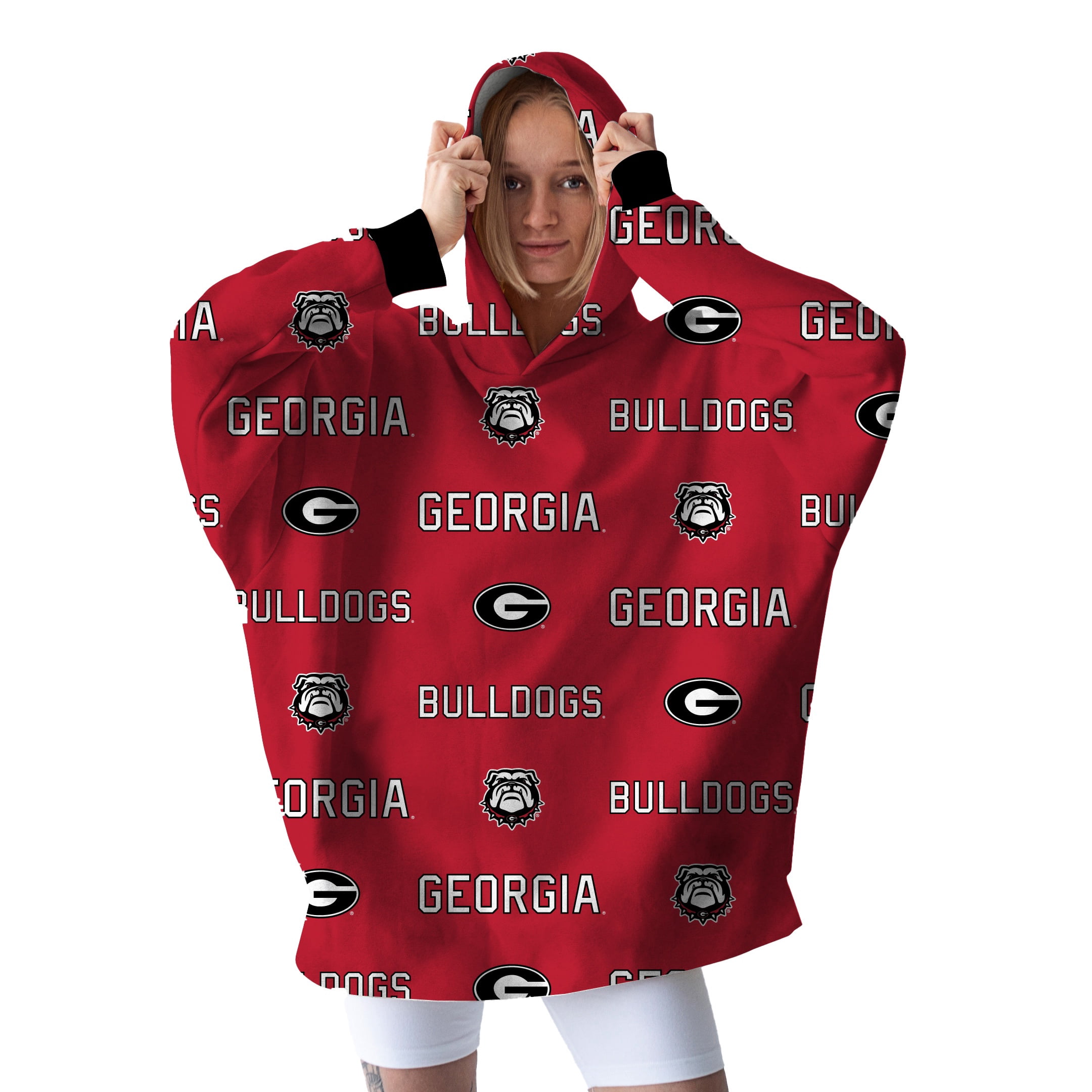 NCAA Unisex Georgia Bulldogs FAN CAPE Game Day Fan Apparel