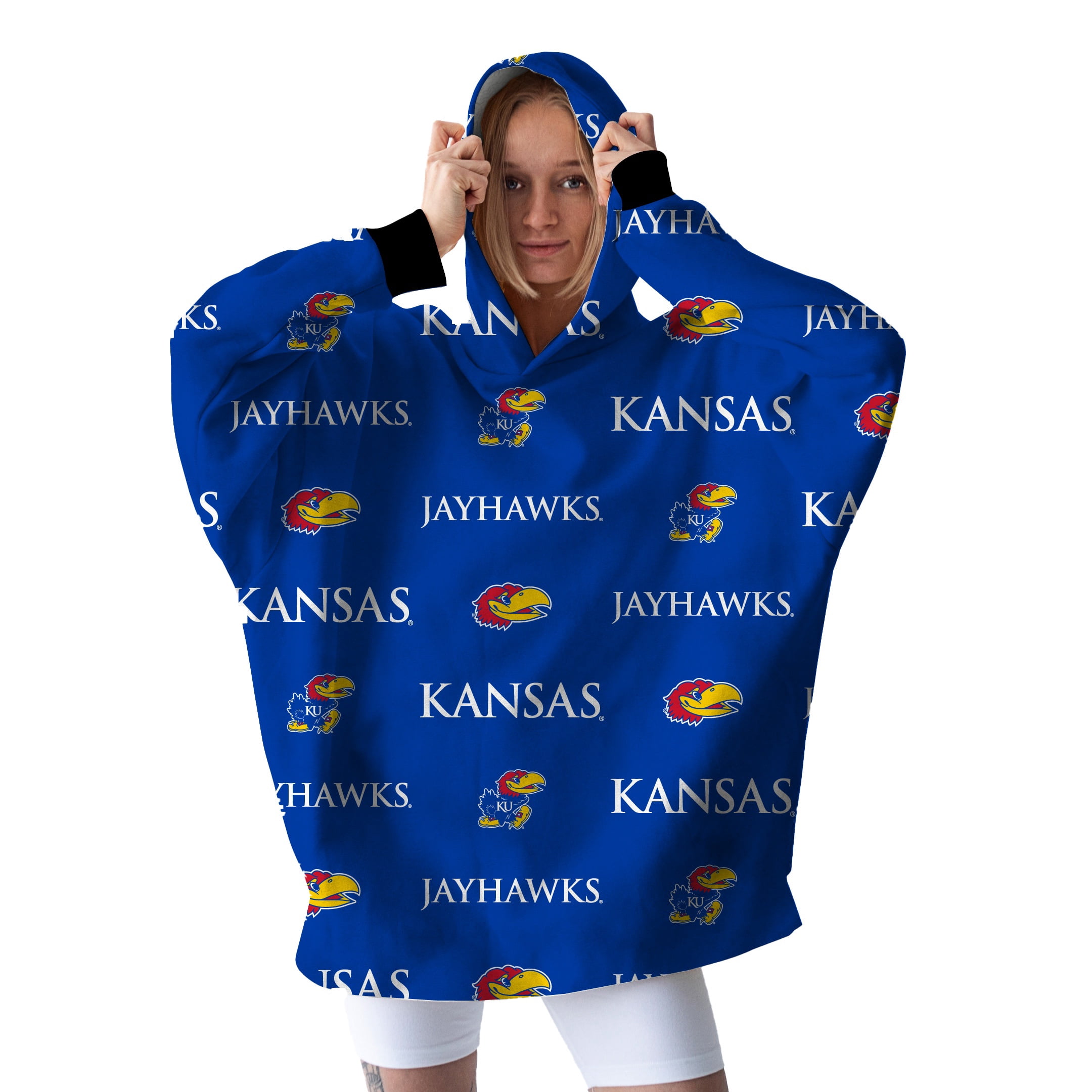 NCAA Unisex Kansas Jayhawks FAN CAPE Game Day Fan Apparel