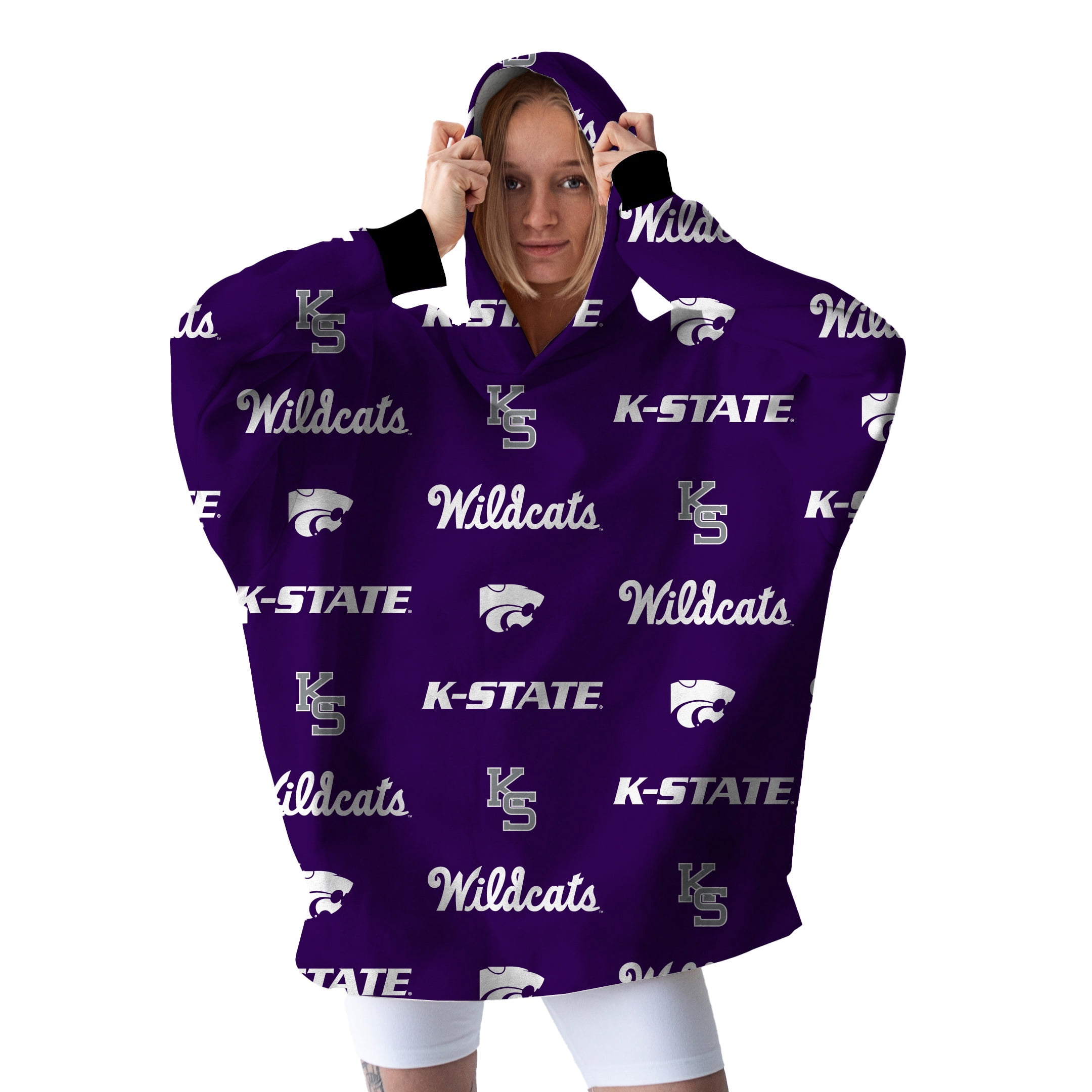 NCAA Unisex Kansas State Wildcats FAN CAPE Game Day Fan Apparel