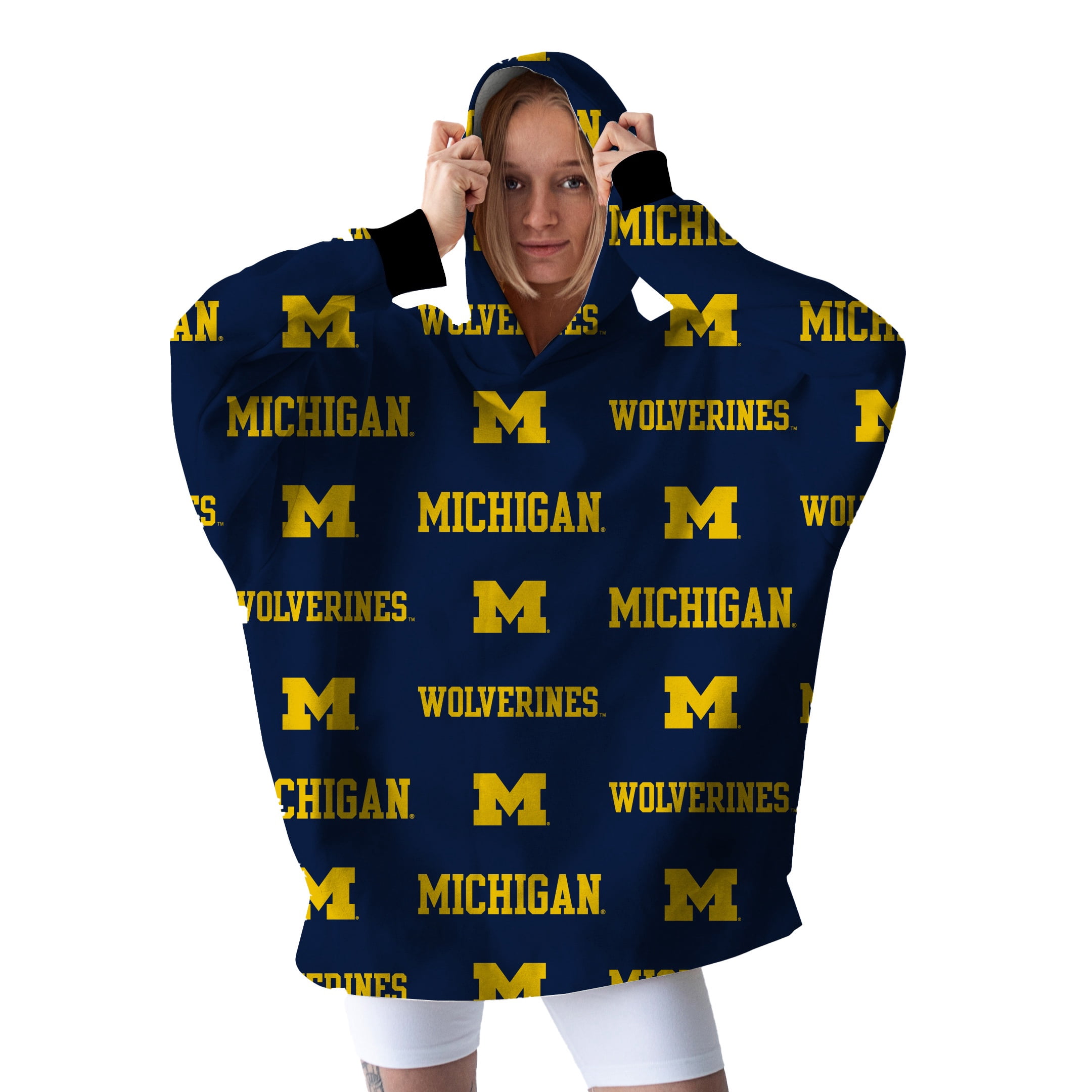 NCAA Unisex Michigan Wolverines FAN CAPE Game Day Fan Apparel