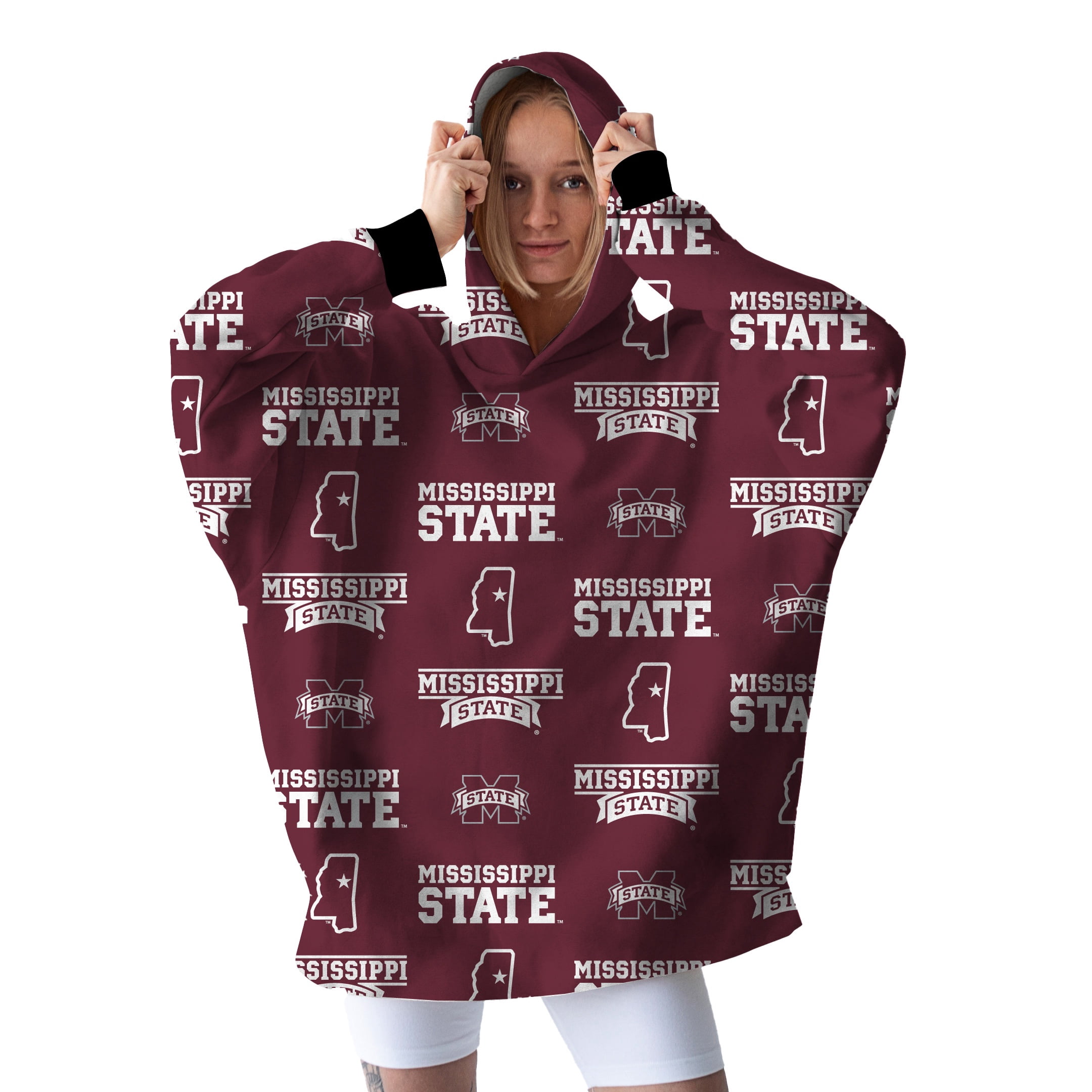 NCAA Unisex Mississippi State Bulldogs FAN CAPE Game Day Fan Apparel