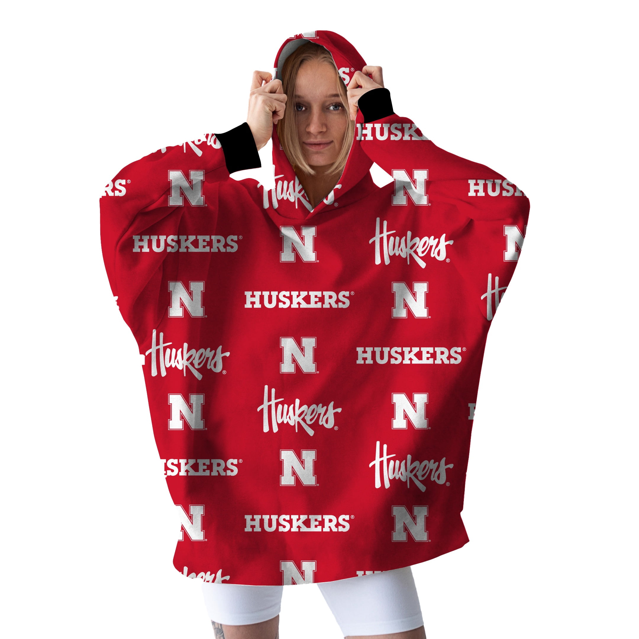 NCAA Unisex Nebraska Huskers FAN CAPE Game Day Fan Apparel