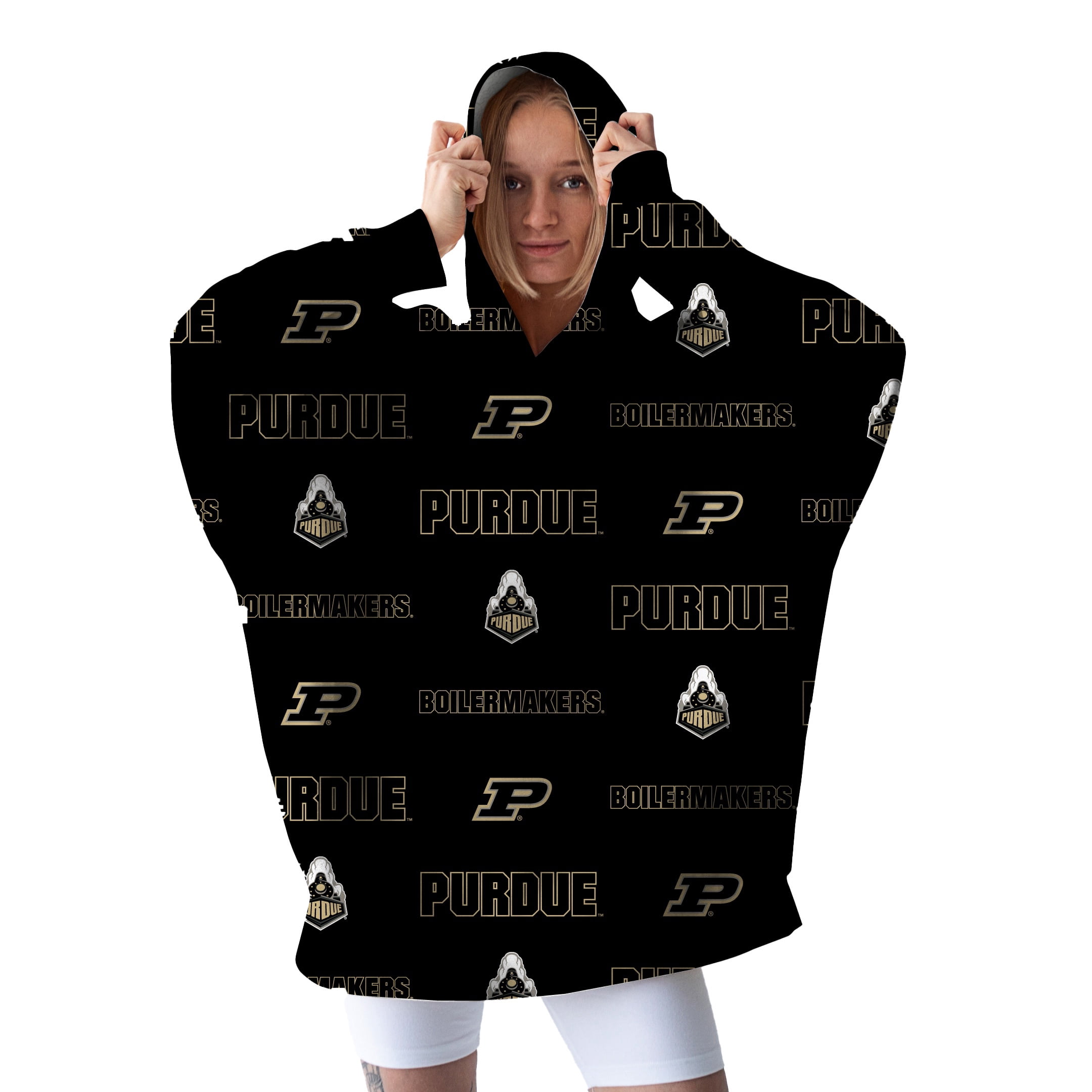 NCAA Unisex Purdue Boilermakers FAN CAPE Game Day Fan Apparel