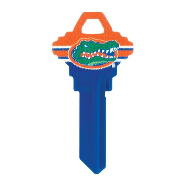 NCAA University of Florida Painted Key House & Office Universal Key Blank Single Sided - Pack of 6