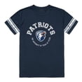 thumbnail image 1 of NCAA University of Texas Tyler Patriots Men Football T-Shirt, Navy - Medium, 1 of 1