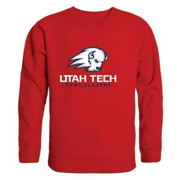 NCAA Utah Tech Trailblazers College Crewneck Sweater, Red - Medium