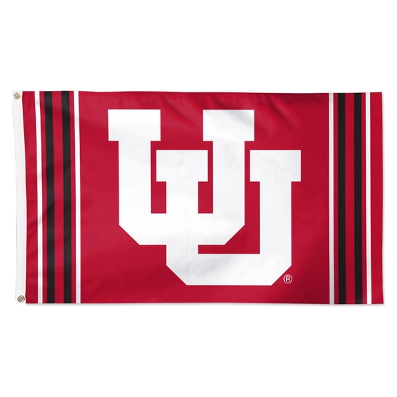 NCAA Utah Utes Team Striped 3' x 5' Deluxe Flag