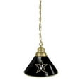 thumbnail image 1 of NCAA Vanderbilt University Single Shade Pendant Light - Brass, 1 of 1